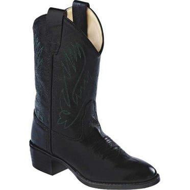 Details about   Mens Black Plain Grain Leather Classic Western Cowboy Boots Casual J Toe